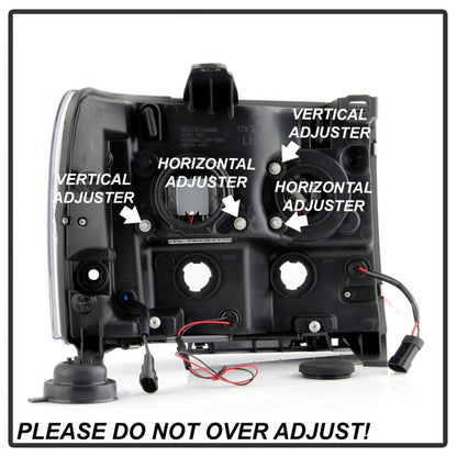 Spyder GMC Sierra 1500/2500/3500 07-13 Denali 08-13 LED Headlights Blk PRO-YD-GS07V2PL-BK 5087522 5087522 Photo - Unmounted