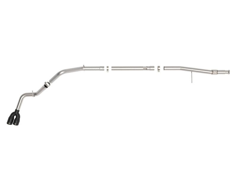 aFe Rebel XD Series 3in 304SS DPF-Back 20-21 GM Trucks L6-3.0L (td) LM2 - Dual Black Tip 49-34129-B 49-34129-B Photo - Unmounted