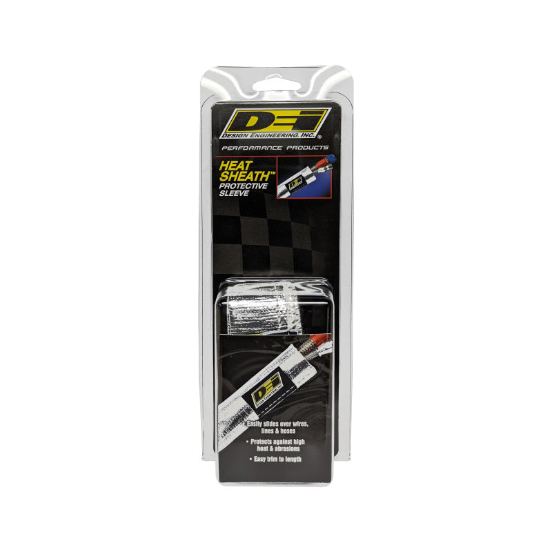 DEI Heat Sheath 1/2in I.D. x 3ft - Aluminized Sleeving- Sewn Edge 10418 10418 Photo - Unmounted