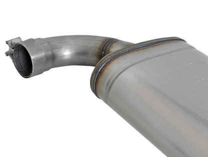 aFe MACH Force Xp SS Axle Back Exhaust System w/ Carbon Fiber Tips 15-17 Ford Mustang GT V8-5.0L 49-43105-C 49-43105-C Photo - Unmounted