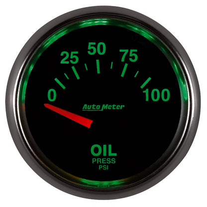 Autometer Gauge, Oil Pressure, 2 1/16", 100psi, Electric, Gs 3827 User 3