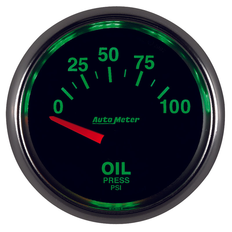Autometer Gauge, Oil Pressure, 2 1/16", 100psi, Electric, Gs 3827 User 3