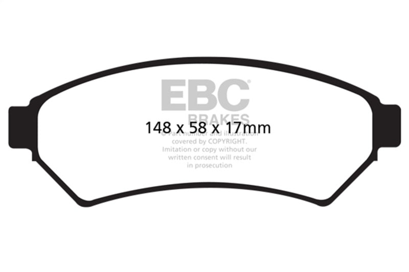 EBC Disc Brake Pad Set DP61727 Photo - Primary