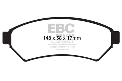 EBC Disc Brake Pad Set DP61727 Photo - Primary