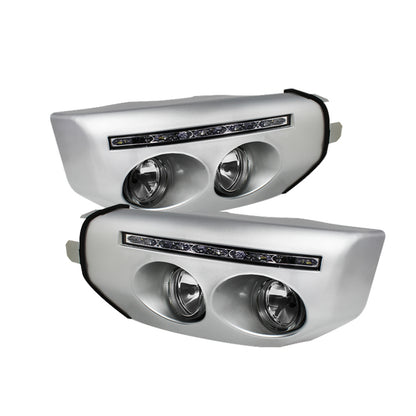 Spyder Toyota FJ Cruiser 07-14 Fog Lights W LED Daytime Running Lights w/swch- Clear FL-DRL-TFJ07-C 5070555 5070555 Photo - Primary
