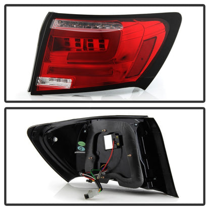 Spyder 08-11 Subaru Impreza WRX 4DR LED Tail Lights - Red Clear ALT-YD-SI084D-LED-RC 5087973 5087973 Photo - Unmounted