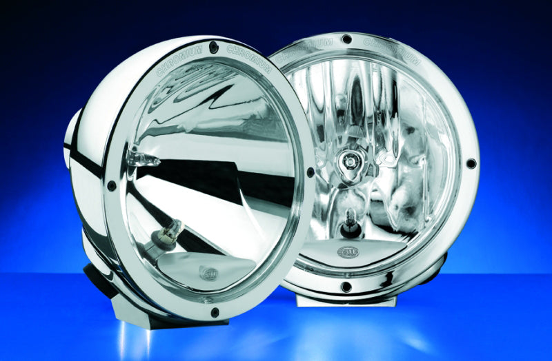 Hella Rallye 4000 Series Chrome Euro Beam 12V Halogen Lamp with Position Lamp H12560041 H12560041 Photo - Close Up