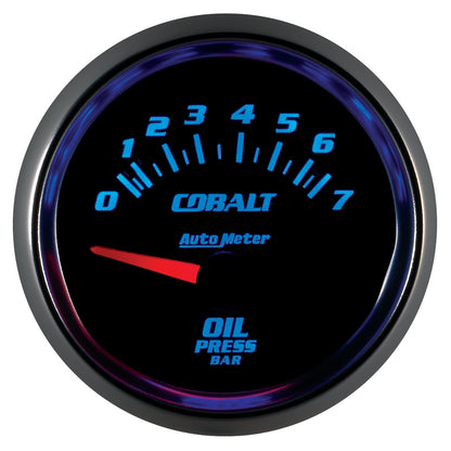 Autometer Cobalt 52mm 0-7 BAR Short Sweep Electric Oil Pressure Gauge 6127-M 6127-M User 5