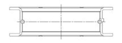 ACL Ford V8 351M-351W-400 Race Series Engine Crankshaft Main Bearing Set 5M1432H-10 5M1432H-10 Technical Drawing