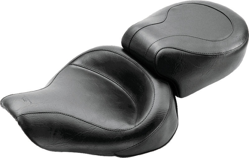Mustang Motorcycle Mustang 91-05 Harley Dyna Wide Touring 1PC Seat - Black 75536 75536 Photo - Primary