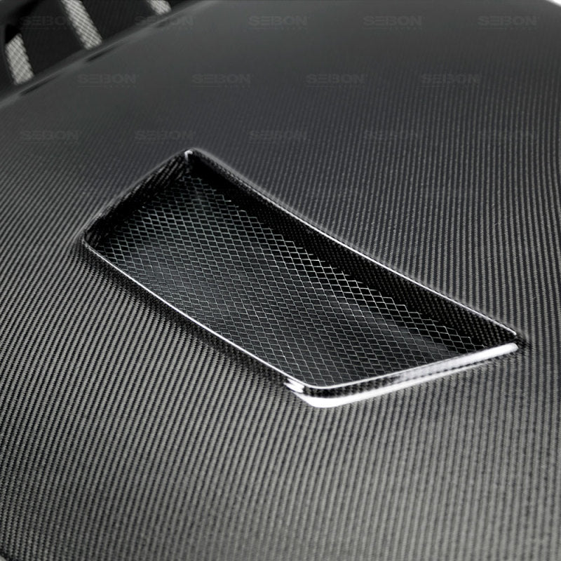 Seibon Carbon Fiber Hood for 2017-2021 Honda Civic Type R HD17HDCVR-CV Photo - Primary