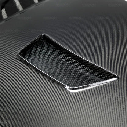 Seibon Carbon Fiber Hood for 2017-2021 Honda Civic Type R HD17HDCVR-CV Photo - Primary