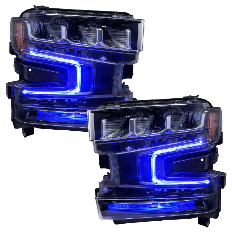 ORACLE Lighting Oracle 19-21 Chevy Silverado 1500 RGB+W Headlight DRL Upgrade Kit - ColorSHIFT w/ BC1 Controller 1441-335 1441-335 User 5