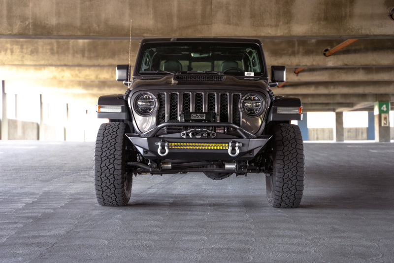 DV8 Offroad 07-23 Jeep Wrangler JK/JL & Gladiator JT FS-1 Series Stubby Front Bumper FBJL-11 FBJL-11 Photo - Unmounted