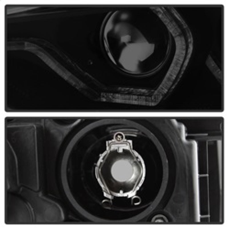 Spyder 12-14 BMW F30 3 Series 4DR Projector Headlights - LED DRL - Blk Smoke PRO-YD-BMWF3012-DRL-BSM 5085047 5085047 Photo - Unmounted