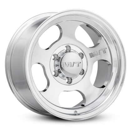 Mickey Thompson Canyon Polished Wheel - 17X9 8X6.5 BP 5in BS 0 Offset 125.2mm Bore mtt274640 mtt274640 Photo - Primary