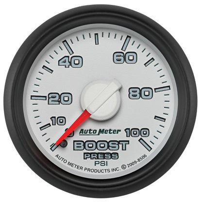 Autometer Gauge, Boost, 2 1/16", 100Psi, Mechanical, Ram Gen 3 Factory Match 8506 Photo - Primary