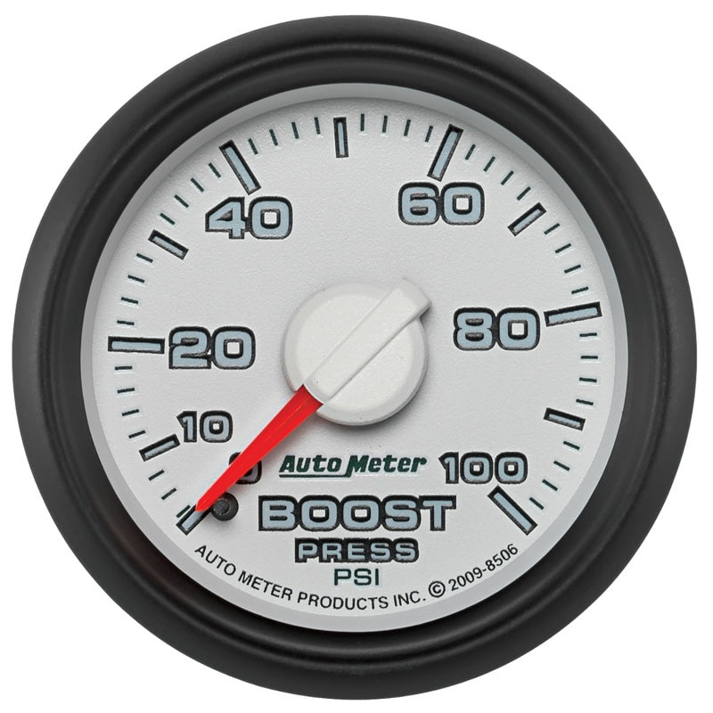 Autometer Gauge, Boost, 2 1/16", 100Psi, Mechanical, Ram Gen 3 Factory Match 8506 Photo - Primary