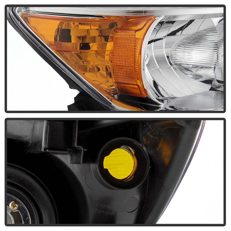 SPYDER xTune 06-08 Toyota RAV4 OEM Style Headlights - Chrome (HD-JH-TRAV06-AM-C) 9042867 9042867 Photo - Unmounted