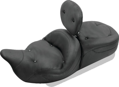 Mustang Motorcycle Mustang 08-21 Harley Electra Glide Std, Rd Glide, Rd King, Str Glide Touring 1PC Seat-Black 79558 79558 Photo - Primary