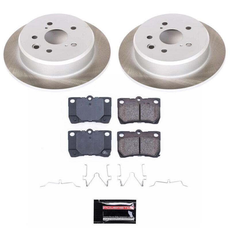 PowerStop Power Stop 06-13 Lexus IS250 Rear Semi-Coated Rotor Kit SC195 SC195 Photo - Primary