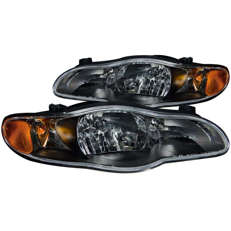 Anzo 2000-2005 Chevrolet Monte Carlo Crystal Headlights Black 121165 Photo - Primary