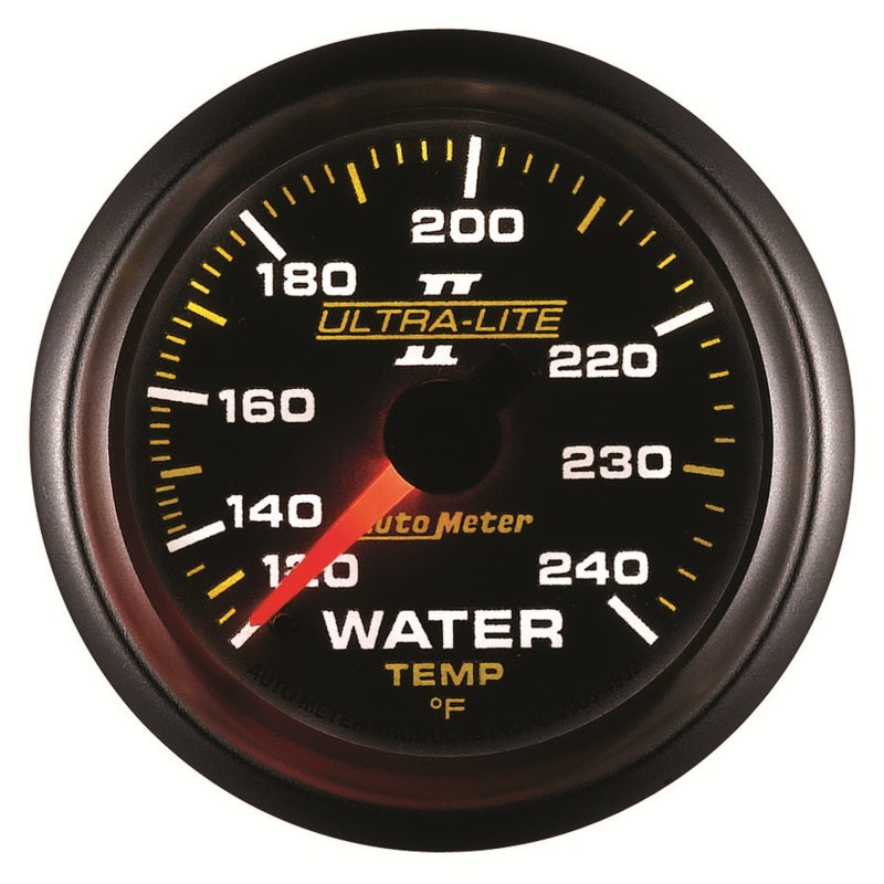 Autometer Gauge, Water Temp, 2 1/16", 120-240 Deg F, Mechanical, Ultra-Lite II 4932 User 4