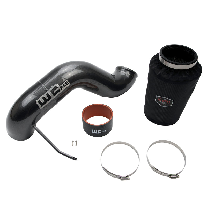 Wehrli 03-07 Dodge 5.9L Cummins 4in Intake Kit - Gloss White WCF100346-GW WCF100346-GW Photo - Primary