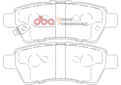 DBA 04-12 Nissan Pathfinder 4.0L XP Performance Rear Brake Pads DB1919XP DB1919XP Photo - out of package