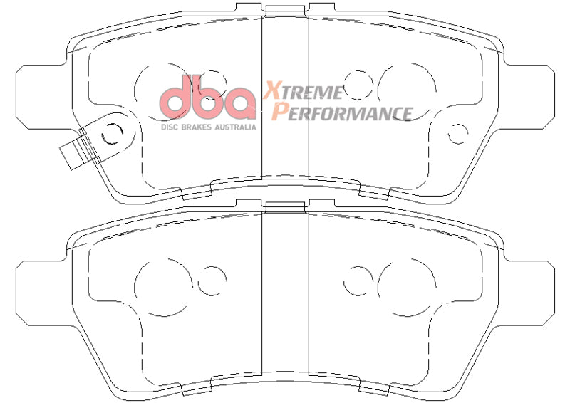 DBA 04-12 Nissan Pathfinder 4.0L XP Performance Rear Brake Pads DB1919XP DB1919XP Photo - out of package