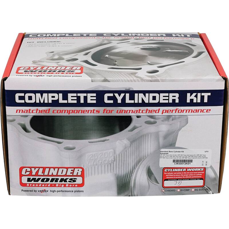 Cylinder Works 14-23 Kawasaki KRF 800 Teryx 4X4 800cc Standard Bore Cylinder Kit CW30013K01 CW30013K01 Photo - Primary