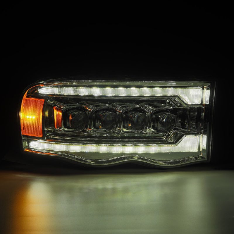 AlphaRex 02-05 Dodge Ram 1500 NOVA LED Proj Headlights Plank Style Chrome w/Activ Light/Seq Signal 880565 880565 User 4