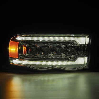 AlphaRex 02-05 Dodge Ram 1500 NOVA LED Proj Headlights Plank Style Chrome w/Activ Light/Seq Signal 880565 880565 User 4