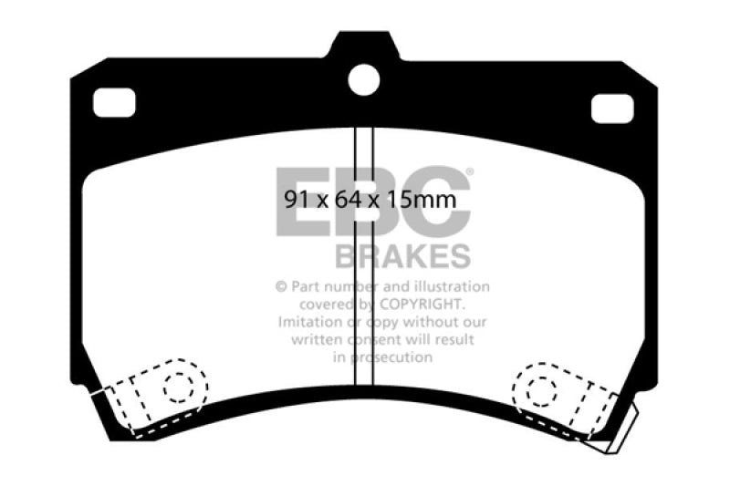 EBC Disc Brake Pad Set DP4884R Photo - Primary
