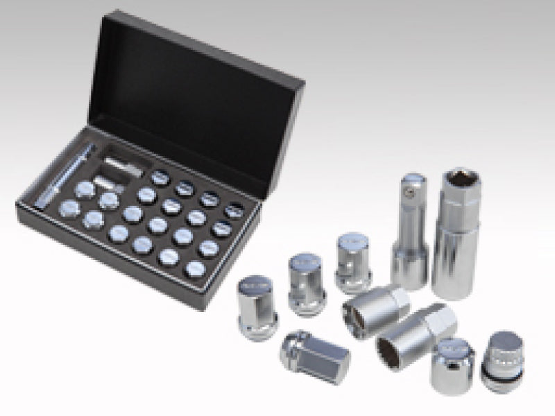 Rays M12x1.25 19mm Hex w/ 2 Piece Double Lock Nut Set - Chrome W19DL12125C W19DL12125C User 1