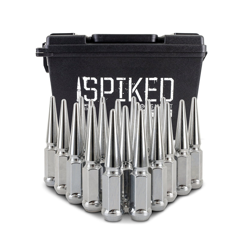 Mishimoto Steel Spiked Lug Nuts M12x1.5 20pc Set - Chrome MMLG-SP1215-20CH MMLG-SP1215-20CH User 1