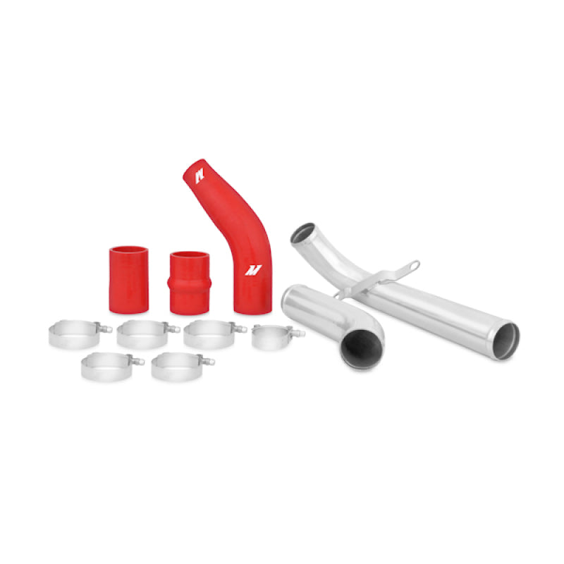 Mishimoto Upper Intercooler Pipe Kit 2 Red 2008+ Mitsubishi Lancer Evolution X MMICP-EVO-10URD Photo - Primary