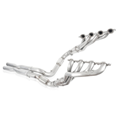 Stainless Works 2007-13 Chevy Silverado/GMC Sierra Headers 1-7/8in Primaries High-Flow Cats X-Pipe CT07HCAT CT07HCAT Photo - Primary