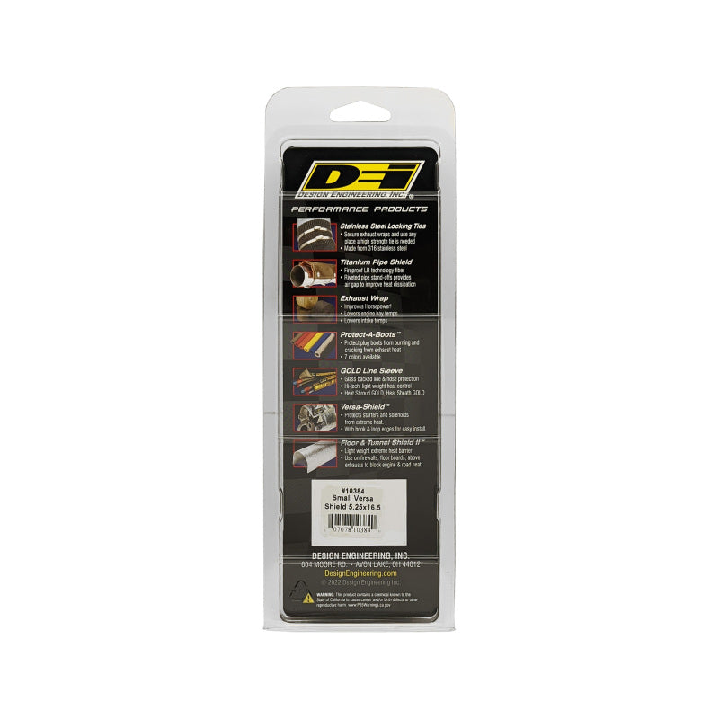 DEI Versa-Shield /Starter Shield 5-1/4in w x 16-1/2in l - Universal (Mini) Heat Shield 10384 10384 Photo - Unmounted