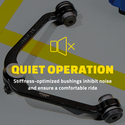 Moog Control Arm and Ball Joint Assembly:Replacement,Steel,Black CK620055 Features and Benefits