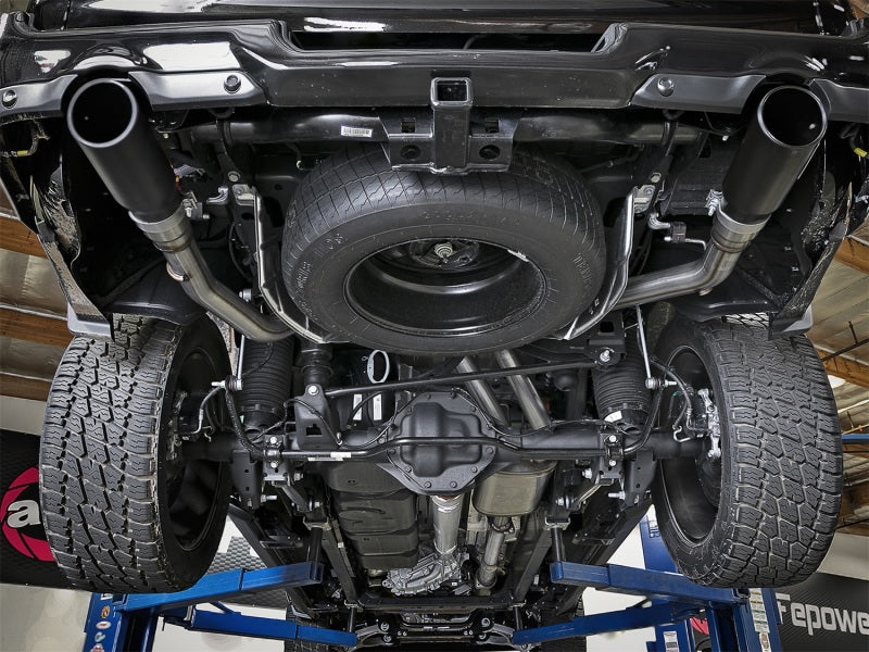 aFe MACH Force-Xp 3in 409 SS Cat-Back Exhaust 2019 RAM 1500 V8-5.7L 49-42059-B Photo - Mounted