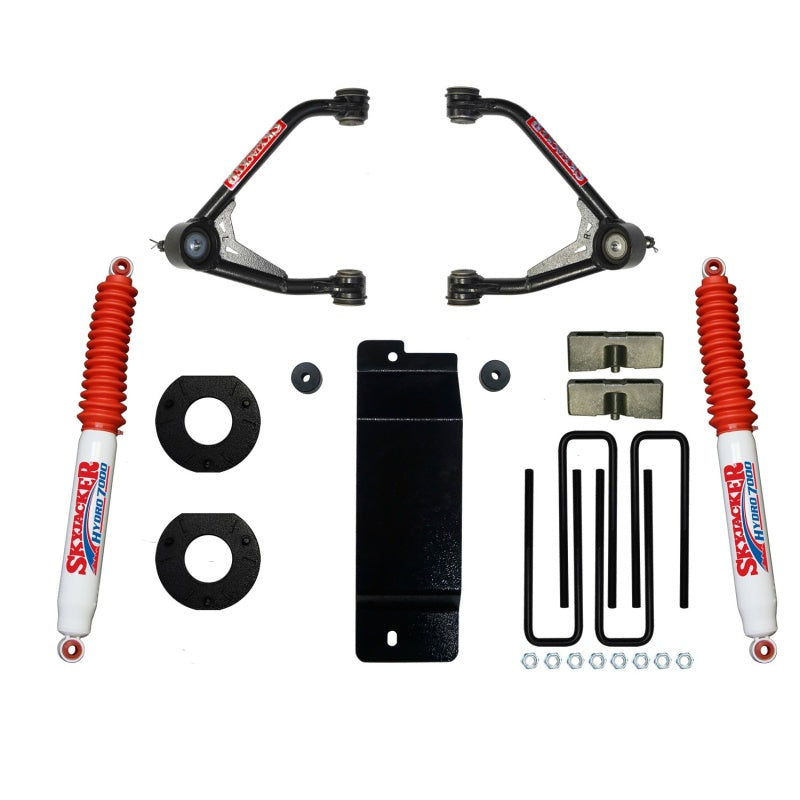 Skyjacker 2014-2016 GM 1500 4WD (w/Alum or Steel UCA) 3.5-4in UCA Lift Kit w/Rear Hydro 7000 Shocks C14350PAH C14350PAH Photo - Primary