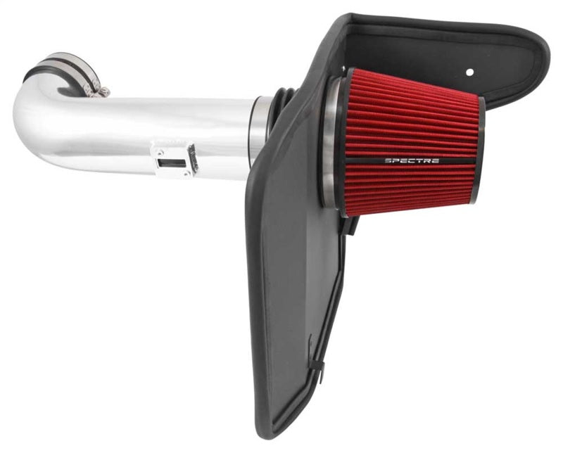 Spectre 10-12 Chevy Camaro V8-6.2L F/I Air Intake Kit - Clear Anodized w/Red Filter 9908 9908 Photo - Primary