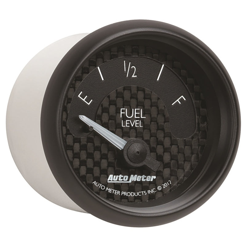 Autometer GT Series 52mm Short Sweep Electronic 240-33 ohms Fuel Level (For use w/ 3262) 8016 8016 User 5