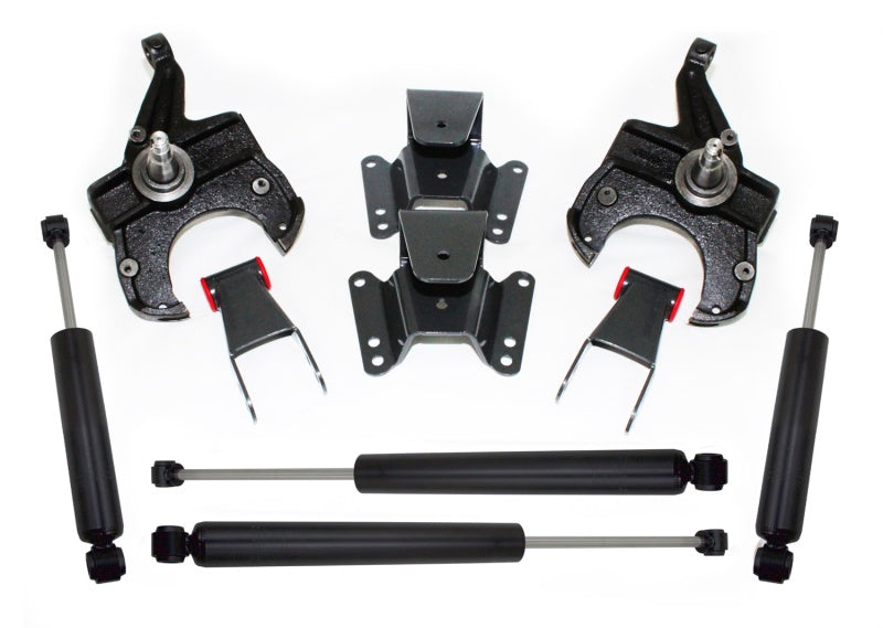 MaxTrac 73-87 Chevrolet C10 2WD 2.5in/4in Lowering Spindle Kit (1.25in Rotor) KS331134H KS331134H Photo - Primary
