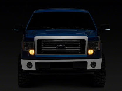Raxiom 09-14 Ford F-150 Axial Series White LED Mirror Turn Signal- Smoked T556986 T556986 Photo - Close Up