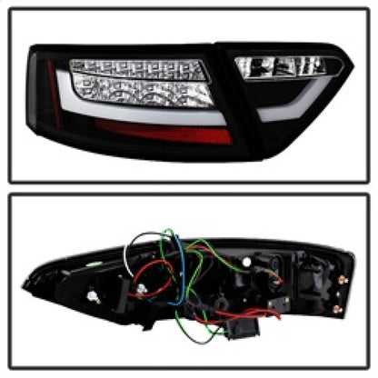 Spyder Audi A5 08-12 LED Tail Lights Black ALT-YD-AA508-LED-BK 5082275 5082275 Photo - Unmounted