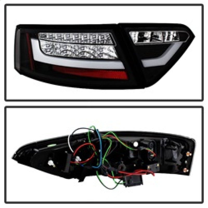 Spyder Audi A5 08-12 LED Tail Lights Black ALT-YD-AA508-LED-BK 5082275 5082275 Photo - Unmounted