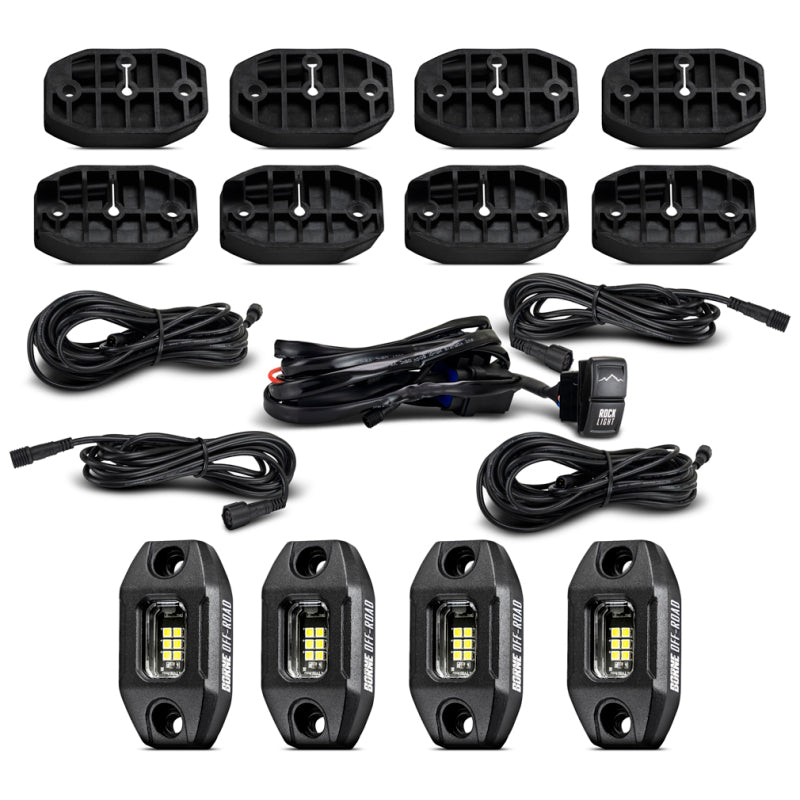Borne Off-Road Rock Light (Kit of 4) Short Harness BNLT-RL-4A BNLT-RL-4A Photo - Primary