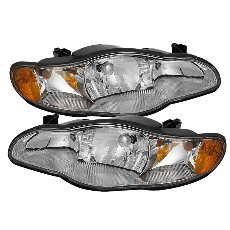 SPYDER Xtune Chevy Monte Carlo 00-05 Crystal Headlights Chrome HD-JH-CMC00-AM-C 9023194 9023194 Photo - Primary